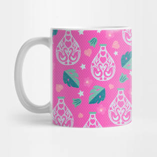 Swan in Bottle Tropical Mug